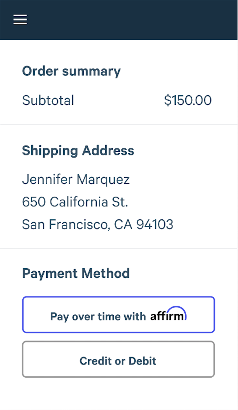 Payment Options Payment Options